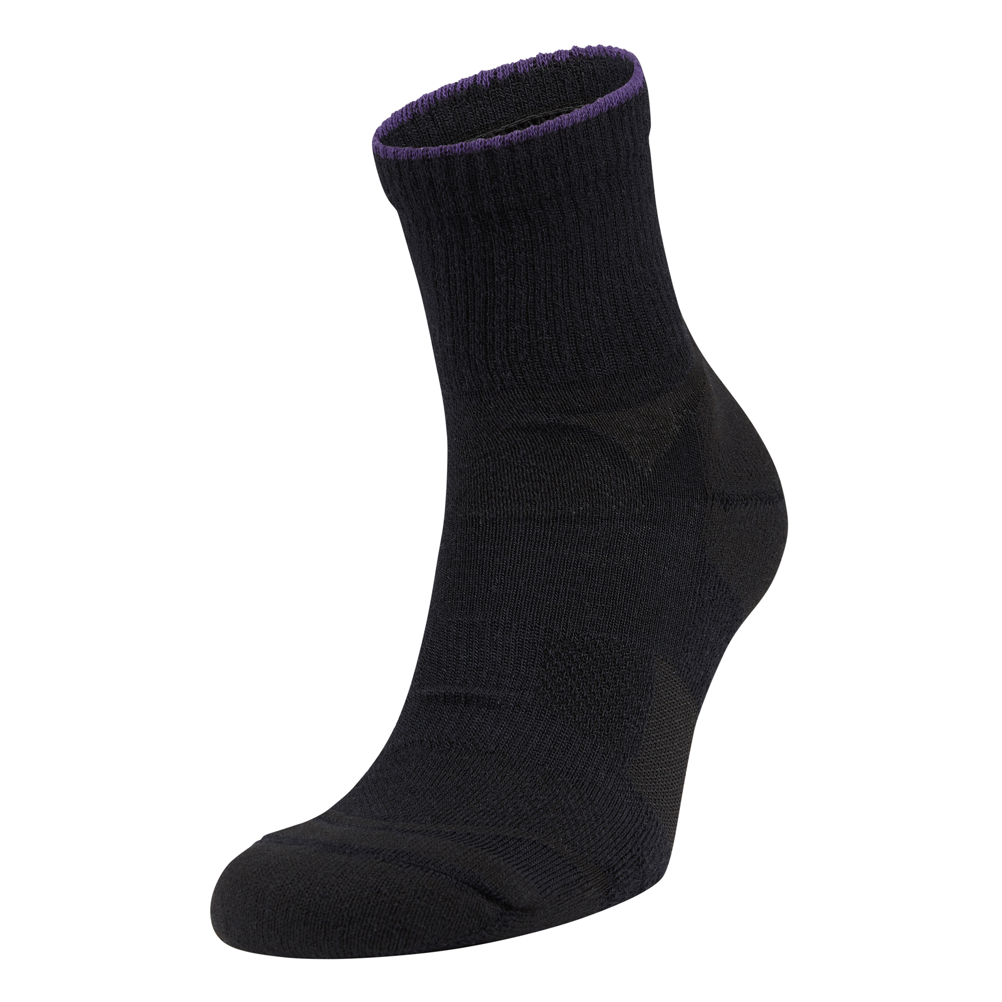 Half-round Temperature-regulating Socks Armadillo Merino® Comando black 1